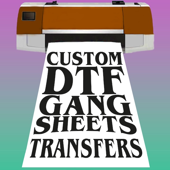 DTF Film Sheet, DTF transfer, DTF printing