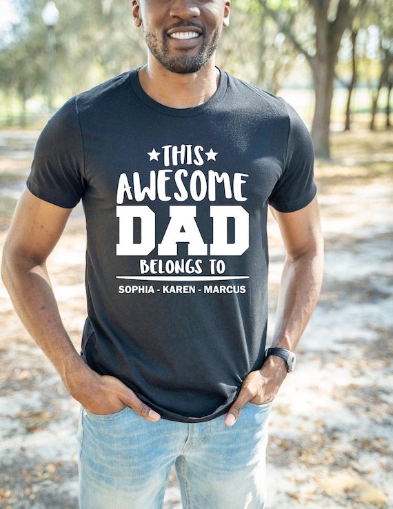 Father's Day Shirt Fathers Day Tee Tshirt Gift for Dad -  Hong