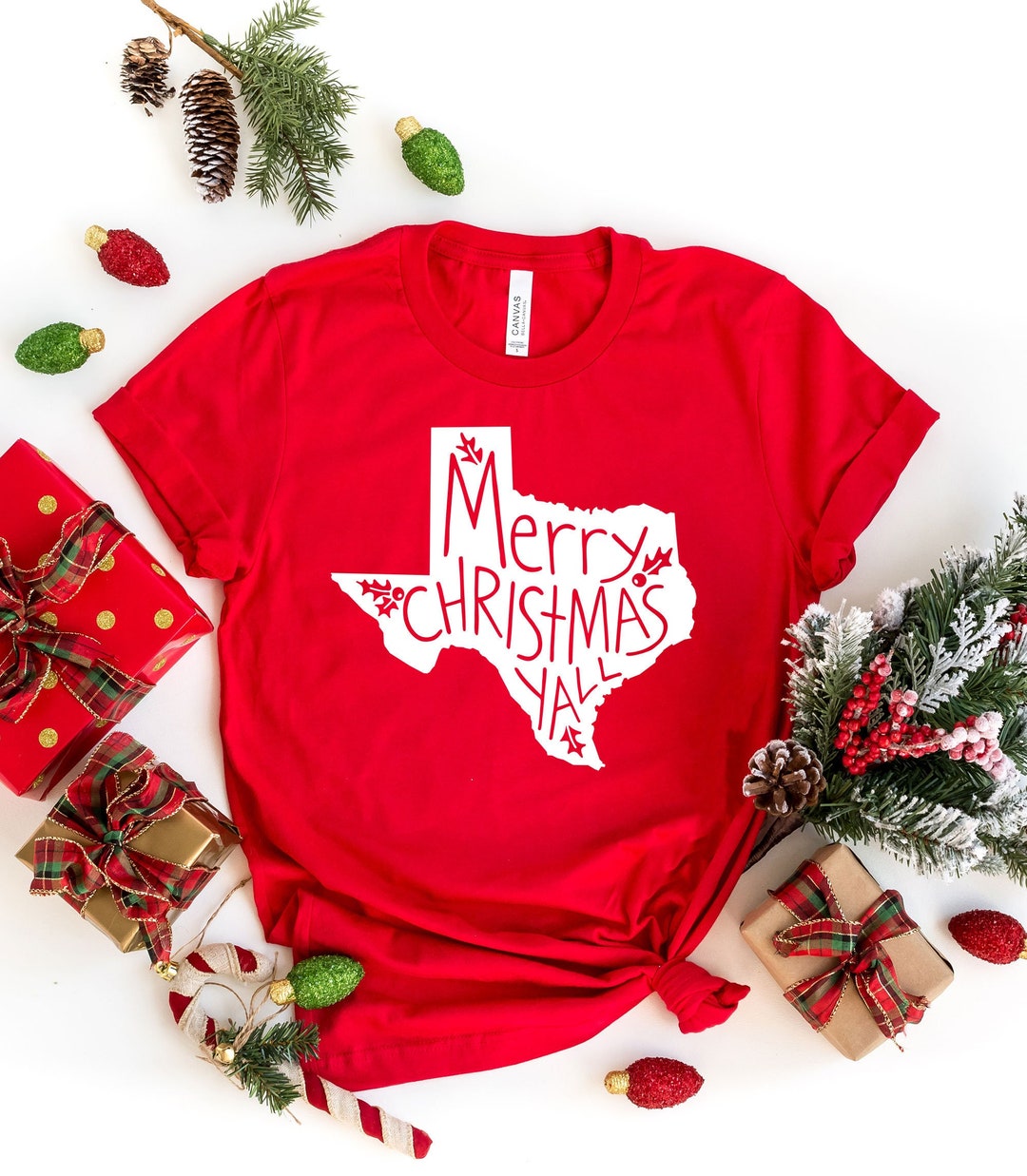 Santa Hat Texas Chicago Cubs Christmas Shirt Christmas Gift