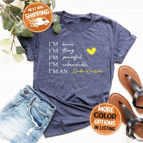 I Am Endo Warrior Shirt Gift For Cancer Awareness, Warrior Shirt, Yellow Ribbon, Endometriosis Cancer Shirt, Endo Cancer Survivor Gifts