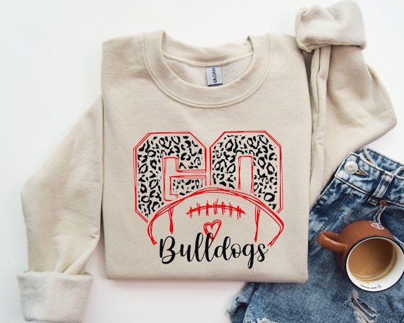 Go Bulldogs T-shirts, Football Bulldogs Sweatshirts, Bulldogs Mascot School Shirts, Dog Lover Shirt, School Team Shirts, Football Team Shirt