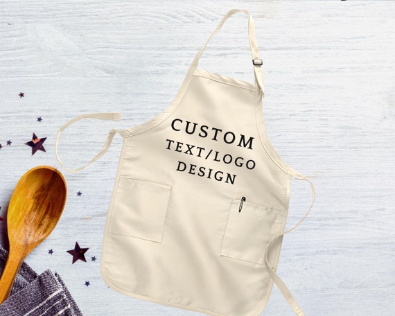 Custom Aprons, Custom Barbecue Aprons, Custom Name Aprons, Personalized Aprons, Custom Chef Aprons, Custom Text Aprons, Custom Logo Aprons