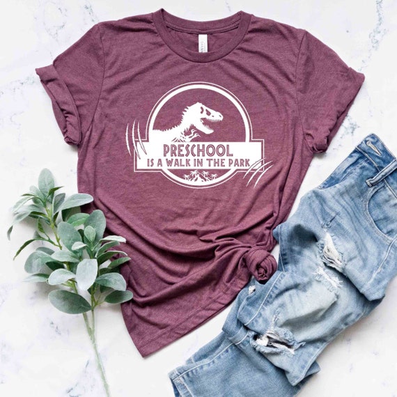 Teaching Is A Walk In The Park Dinosaur Vintage Teacher Tee Teaching Is A Walk In The Park Dinosaur Vintage Teacher Tee