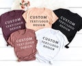 Custom Text Logo T-shirts, Custom Design Sweatshirts, Personalized Custom Hoodie, Custom Company Logo Shirt, Custom Shirt, Custom School Tee
