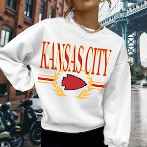 Vintage Kansas City Sweatshirt - Unisex - Vintage Kansas City Crewneck - KCMO Sweatshirt - Kingdom Sweatshirt