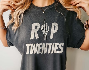 Death To My Twenties 30th Birthday Shirt, Rip To My 20s Shirt, Death To My 20s Goth 30th Birthday Tshirt, 30th Birthday Gift for Her