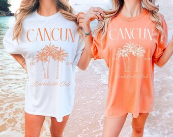 Cancun Bachelorette Shirt, Luxury Bachelorette, Destination Bachelorette, Matching Bachelorette Party Shirts, Trendy Oversized Bachelorette