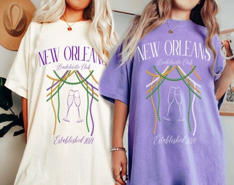 New Orleans Bachelorette Shirt, Mardi Gras Bachelorette, NOLA Bachelorette Shirt, Matching Bachelorette Party Shirts, Trendy Bachelorette