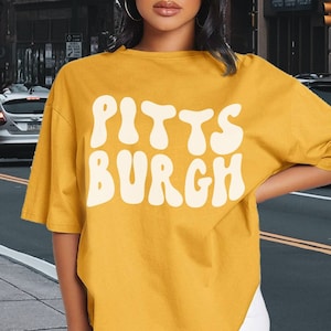 Funky Pittsburgh Shirt - Unisex Shirt - Cute Pittsburgh T-Shirt - Retro Pittsburgh Tee