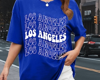 Funky Los Angeles Shirt - Unisex Shirt - LA Tshirt - Los Angeles Tshirt - Womens Los Angeles Shirt - Los Angeles Tee