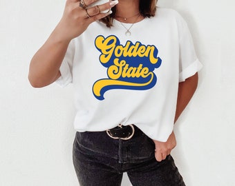Retro Golden State Shirt - Unisex Shirt - Cute Retro Golden State T-shirt