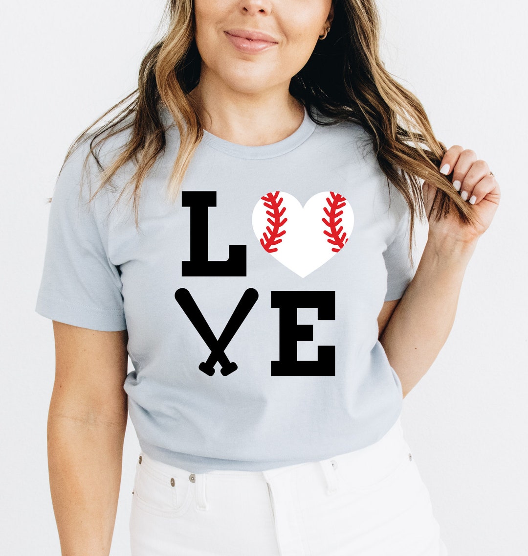 Love Baseball Shirt Unisex Shirt Baseball Mom Shirt Women's Baseball