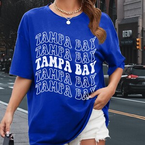 Funky Tampa Bay Shirt, Cute Tampa Bay T-Shirt, Tampa Bay Tee, Tampa Shirt, Tampa Womens Shirt, Florida Shirt, Trendy Aesthetic, Gift for Her