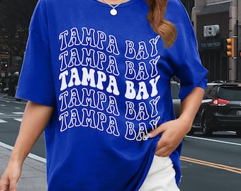 Funky Tampa Bay Shirt, Cute Tampa Bay T-Shirt, Tampa Bay Tee, Tampa Shirt, Tampa Womens Shirt, Florida Shirt, Trendy Aesthetic, Gift for Her