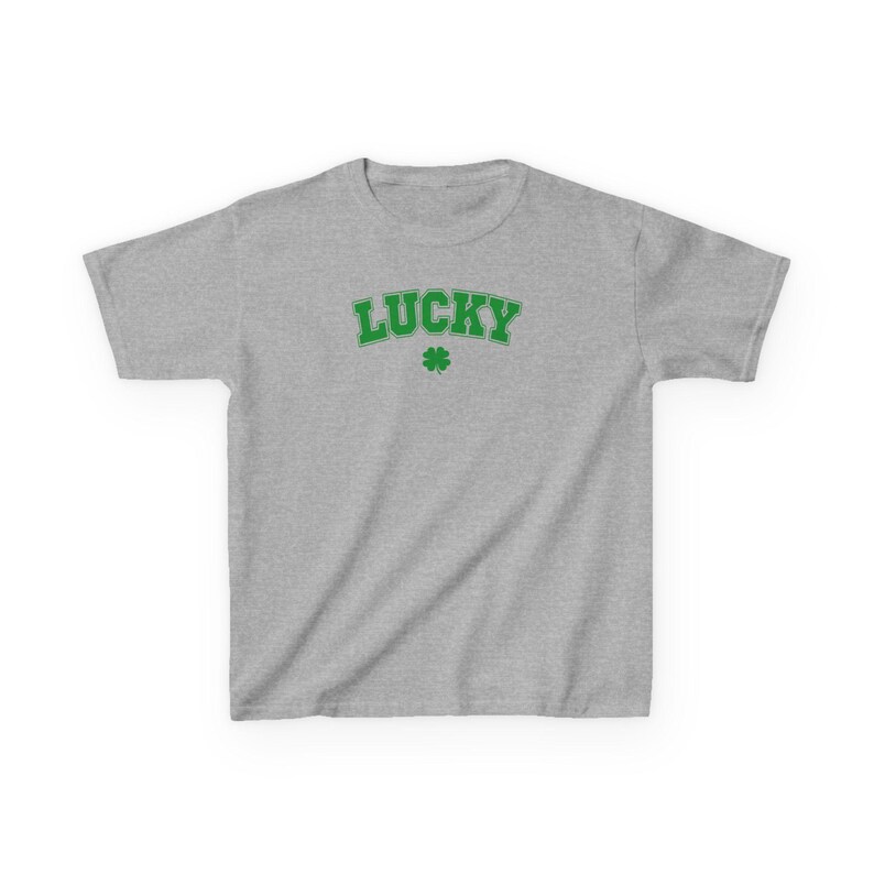 Lucky Tee, Irish Baby Tee, St Patrick's Day Baby Tee, Y2K Tee, Shamrock Tee, Girly top, St Paddy's Day, Irish tee, Green Tee image 5