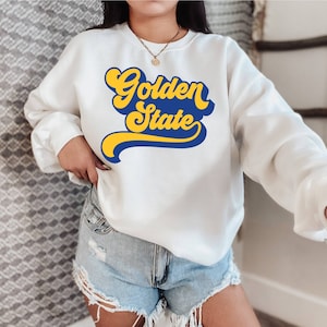 Retro Golden State Sweatshirt - Unisex Sweatshirt - Golden State Crewneck