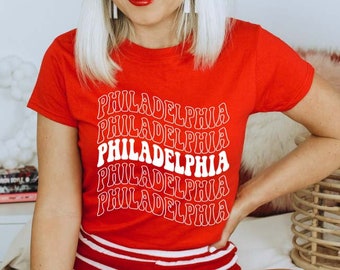 Funky Philadelphia Shirt - Unisex Shirt - Philly Shirt - Philly City Shirt - Phila Shirt
