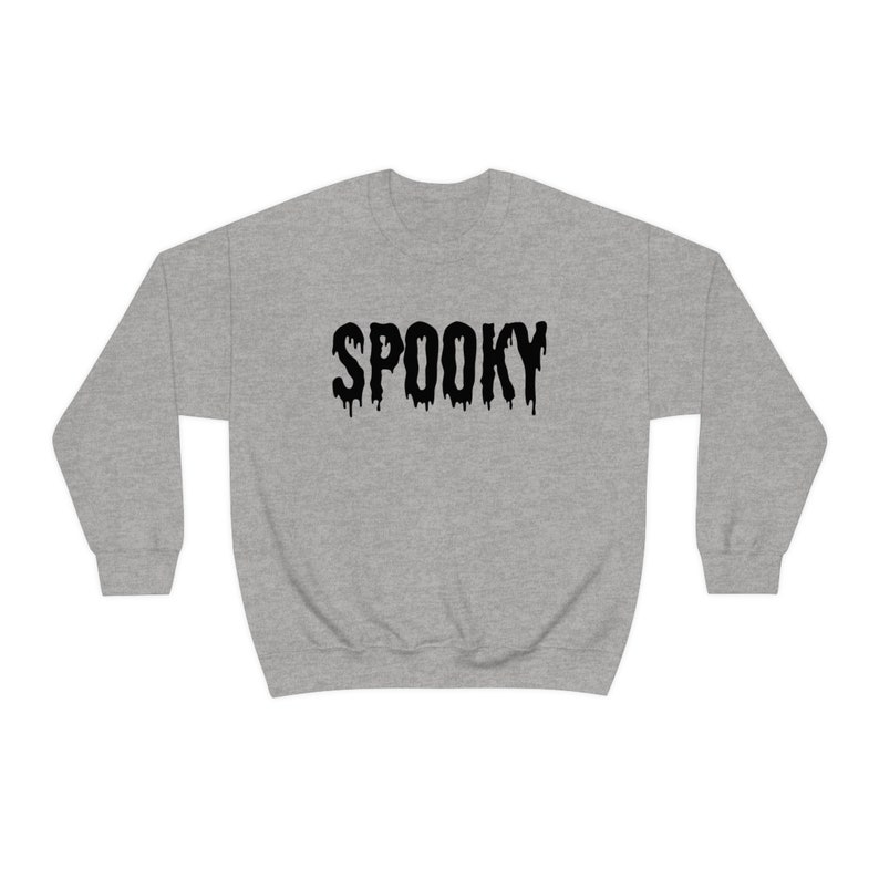 Spooky Sweatshirt, Spooky Crewneck, Halloween Sweatshirt, Spooky Season, Retro Halloween Shirt, Fall Shirts, Fall Apparel, Fall Sweatshirt image 9