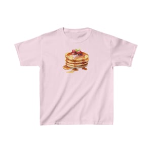 Pancakes Baby Tee, Pancakes Shirt, Breakfast Shirt, Vintage Tee, Pancakes Graphic T-Shirt, 2000s Aesthetic Tee, y2k tee, Gift For Her, 90s image 5