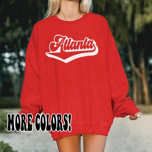 Retro Atlanta Sweatshirt - Unisex Sweatshirt - Atlanta Crewneck