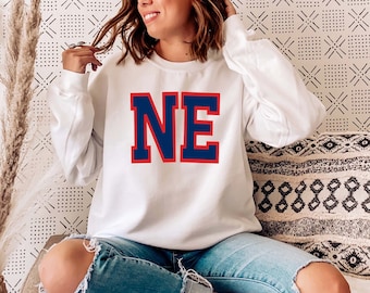New England Sweatshirt - Unisex Sweatshirt - Cute New England Crewneck - Vintage