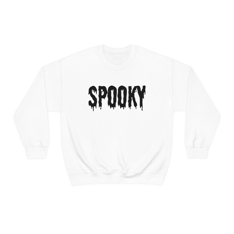 Spooky Sweatshirt, Spooky Crewneck, Halloween Sweatshirt, Spooky Season, Retro Halloween Shirt, Fall Shirts, Fall Apparel, Fall Sweatshirt image 8