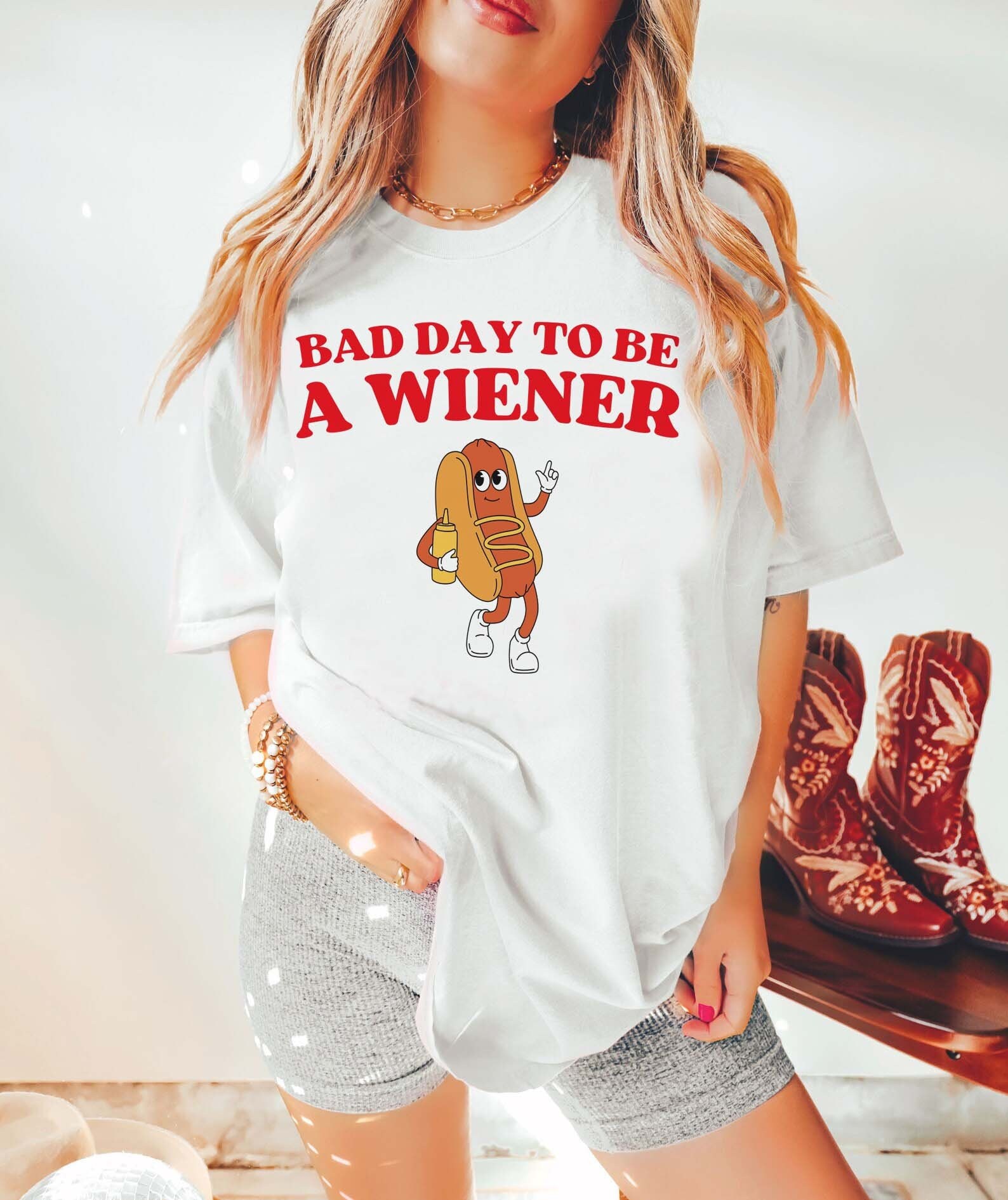 Bad Day to Be A Wiener Shirt, Retro 4th of July Shirt, USA Shirt 