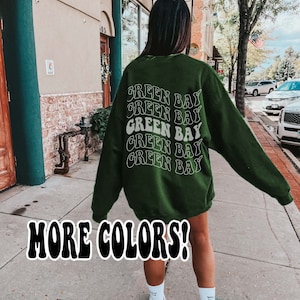 Funky Green Bay Sweatshirt - Unisex - Funky Green Bay Hoodie