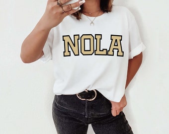 New Orleans Shirt - Unisex - NOLA Shirt - New Orleans Louisiana - Trendy Preppy Shirt - New Orleans Bachelorette Shirt