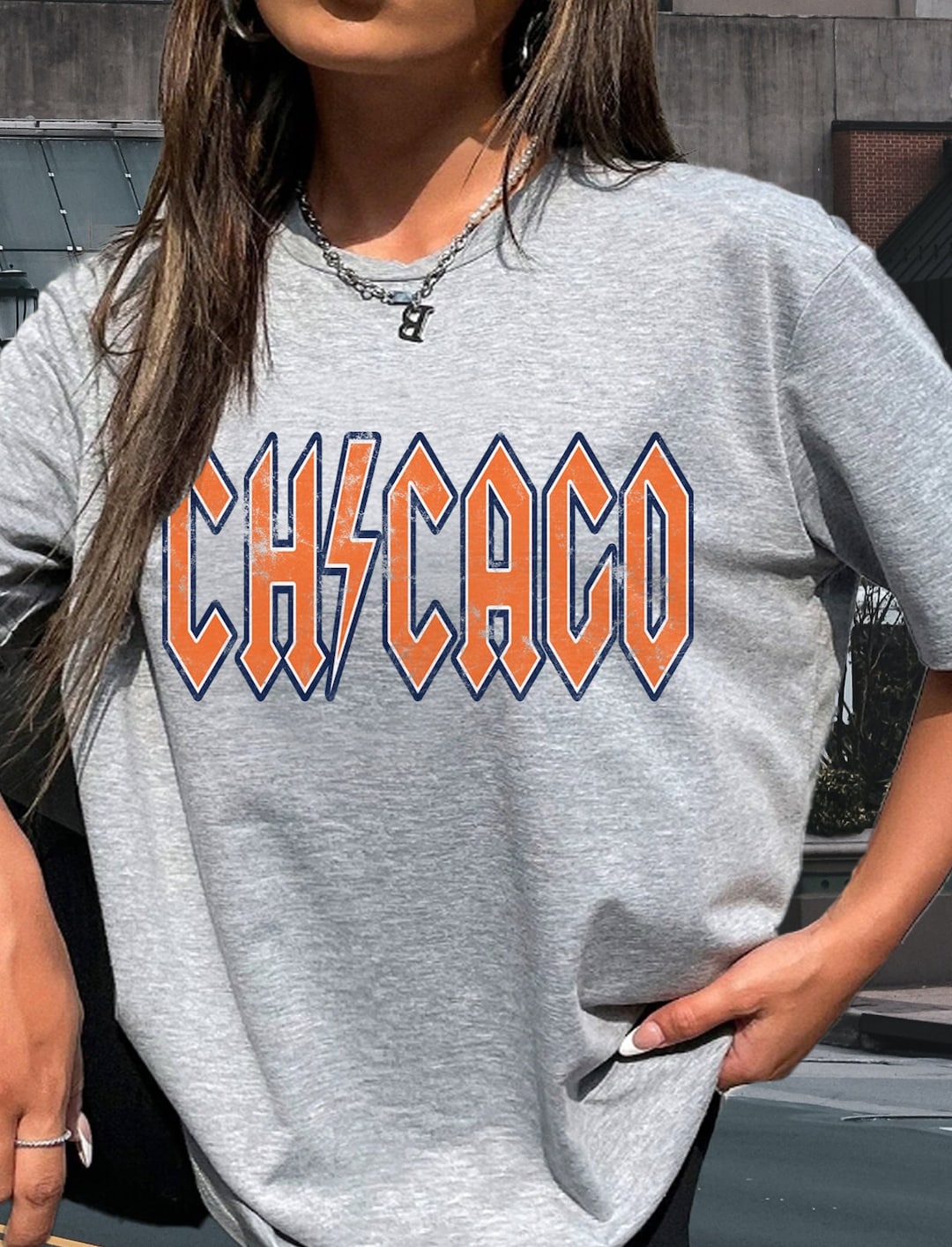 Distressed Chicago Shirt Unisex Shirt Vintage Chicago T-shirt CHI Shirt ...