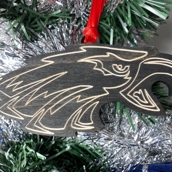 Argyle Eagle Christmas Ornaments
