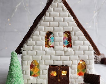 Kerk peperkoek huis sjabloon