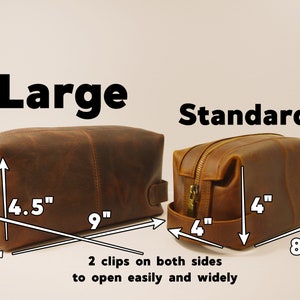 Trousse de voyage pour homme en cuir pleine fleur effet vieilli, sac Dopp en cuir personnalisé, cadeau de la Saint-Valentin, garçon d'honneur/mari/cadeau d'anniversaire