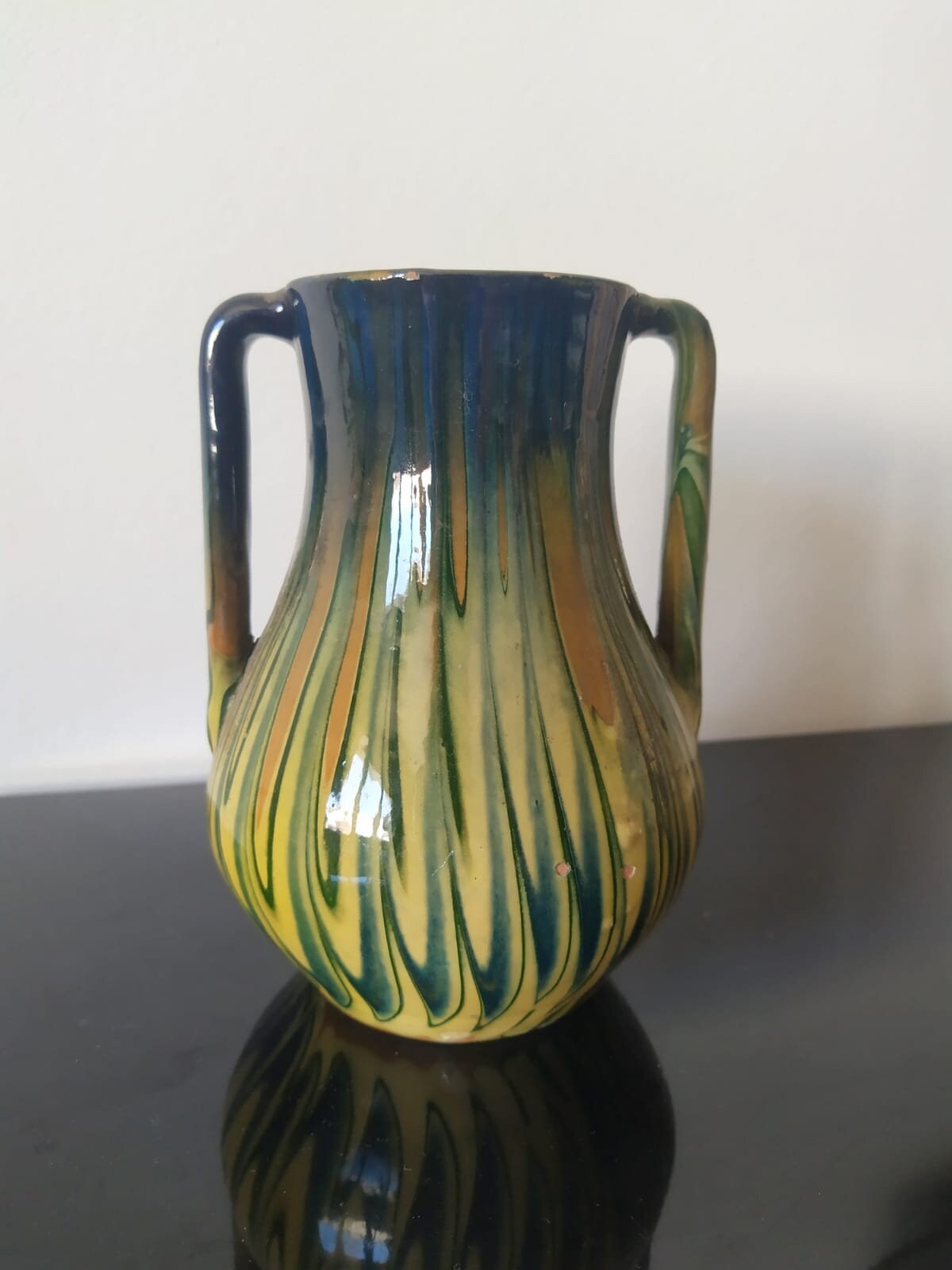 Vase Marbré en Céramique