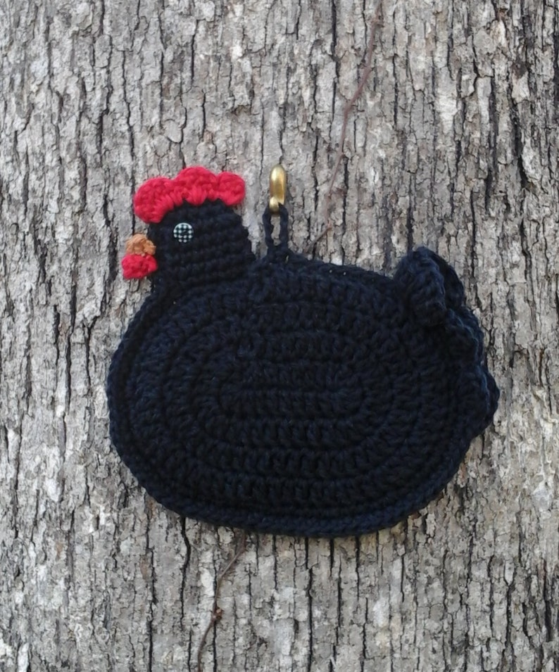 Crochet Pattern Chicken Potholder PDF
