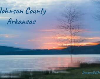 Lake Ludwig Postcard Ozark Mountains Johnson County Arkansas Ozarks Post Card ImageryByDenaC