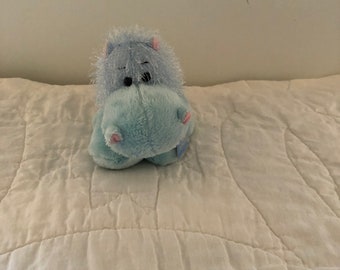 blue hippo stuffed animal