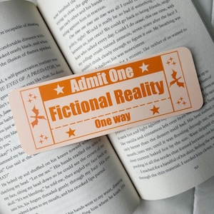 Fantasy Ticket - Geschenk für Buchliebhaber - Lesezeichen - Bookish Merch