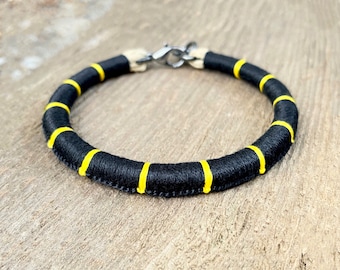 Mangrove snake patterned bracelet - Boiga dendrophila dendrophila