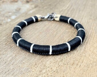 Axanthic Mangrove snake patterned bracelet - Boiga dendrophila dendrophila