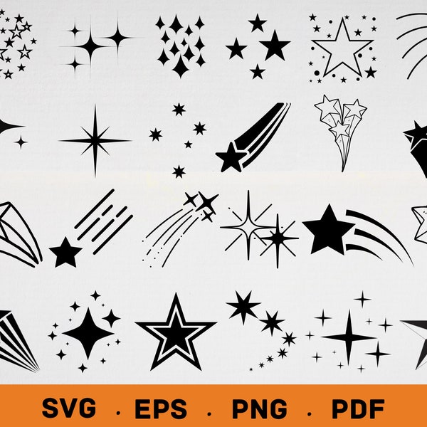 100 Sparkle Stars Svg Bundle, Star Clipart Sparkle, Stars Vector Sky Svg, Stars Clipart Sparkles Clipart, Sparkles Svg, Sparkles Vector svg