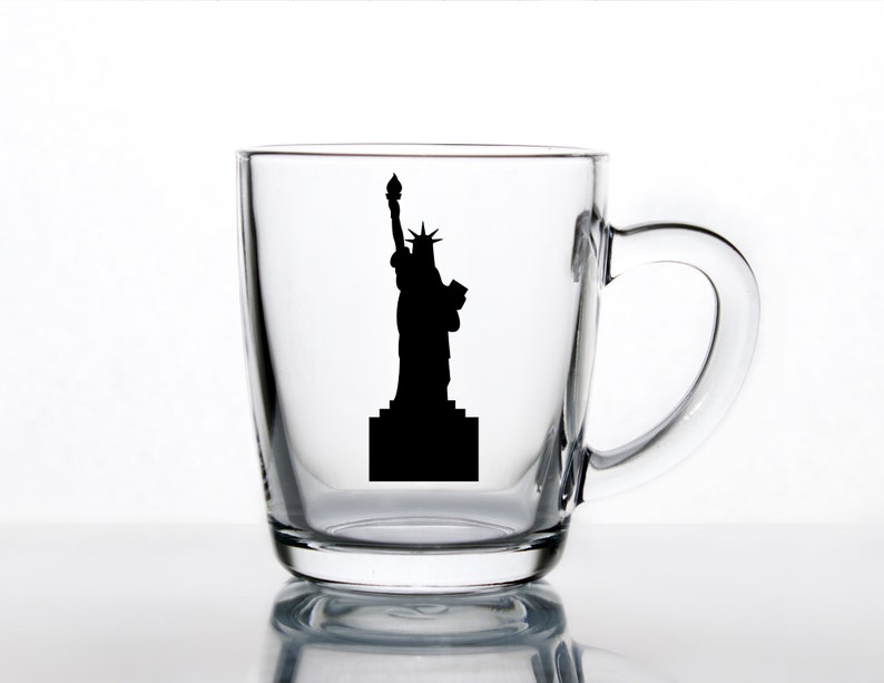 New York Skyline svg, NYC skyline svg Clipart, New York City SVG, Famous City Skyline svg, Clip Art Statue liberty, Cricut, Silhouette, Png image 5