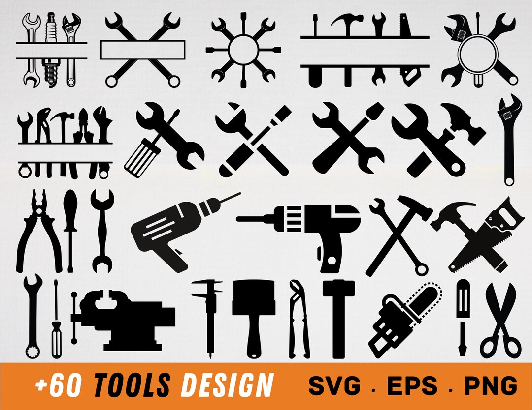 TOOLS SVG, Mechanical Tools Svg, Tools Silhouette, Tools Cricut Svg Cut