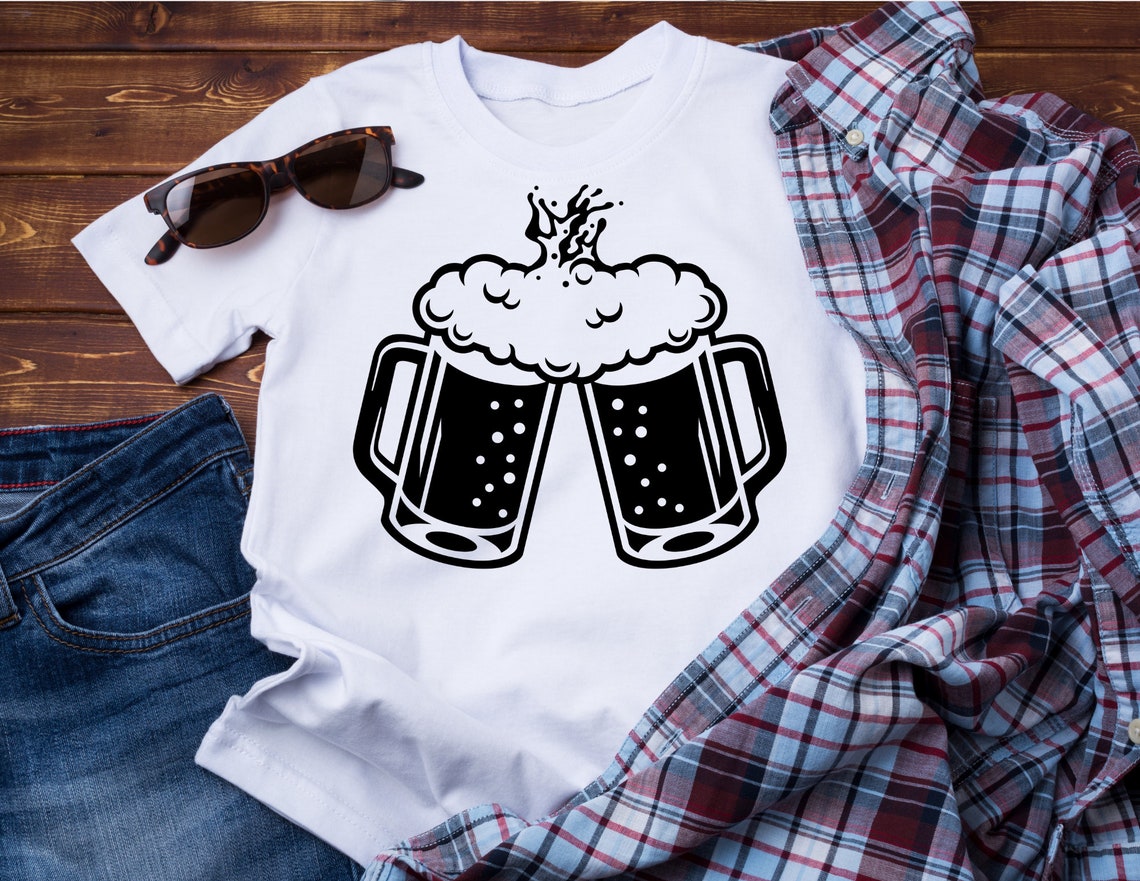 Beer Svg Beers Cheers Svg Cheers Svg Beer Mugs Svg | Etsy