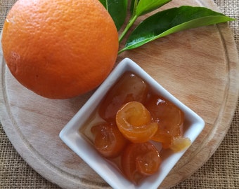 Hausgemachte natürliche Zitrusschalen Marmelade, Zitrusschalen Marmelade, Bitterorangen Marmelade, Seville Orange Marmelade, Saure Orangenmarmelade, süße Snacks - KOSTENLOSER VERSAND