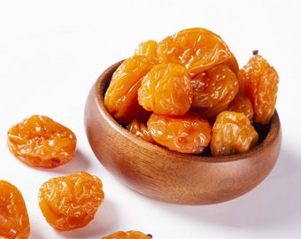 Organic Sun Dried Yellow  Prunes , Fresh Prune Dried Yellow Plum ,Snack-200gr –FREE SHIPPING