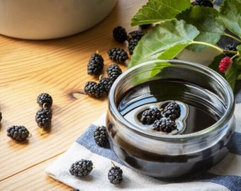 Organic Mulberry Molasses,Mulberry Syrup,Mulberry Sauce,Mulberry Extract,Mulberry Concentrate,Natural,Syrup,Healthy Sweetener 250ml FREE SHP