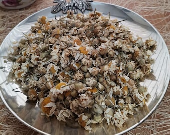 Organic Chamomile Tea,Chamomile Flowers Tea,Loose Leaf Tea,Camomile tea,Rumianel,Relaxing tea,Decaf tea,Caffeine free,Herbal Tea