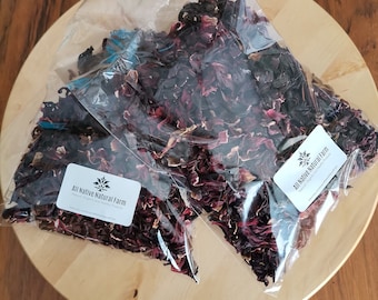 100% Organic Hibiscus Flower Leaf Tea,Hibiscus Herbal Tea,Dried Sorrel,Hibiscus Tea,Common Mallow,Caffeine Free Tea-FREE SHIPPING