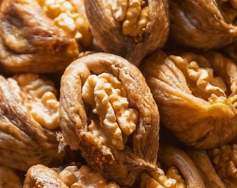 Sonnengetrocknete Feige mit Walnuss: Türkischer ägäischer Snack (250 gr)